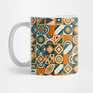 Bauhaus Azulejo geometric mosaic #3 Mug